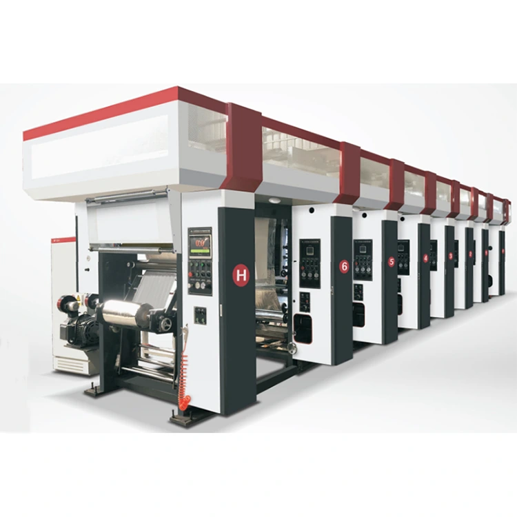 3-12 түсті компьютерленген автоматты ротогравюралық басып шығару машинасы үш векторлық қозғалтқыш