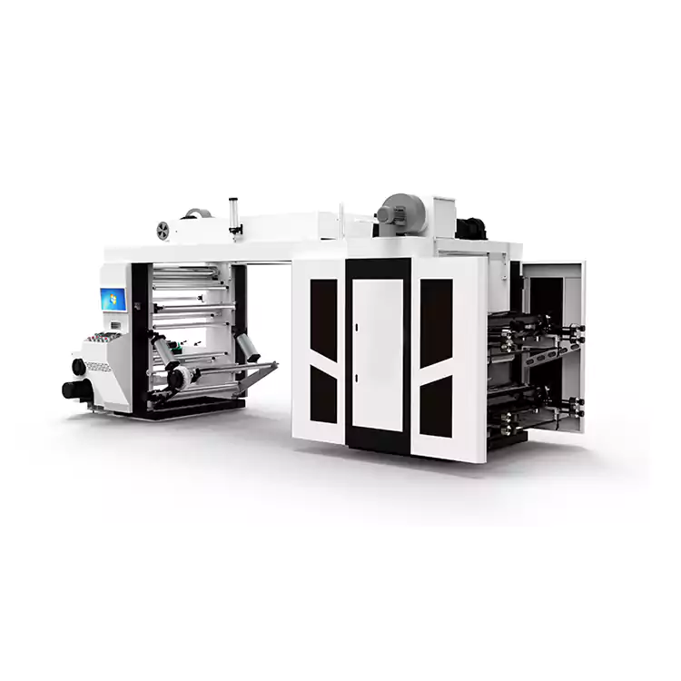 Жоғары жылдамдықты стек типті флексо басып шығару машинасы