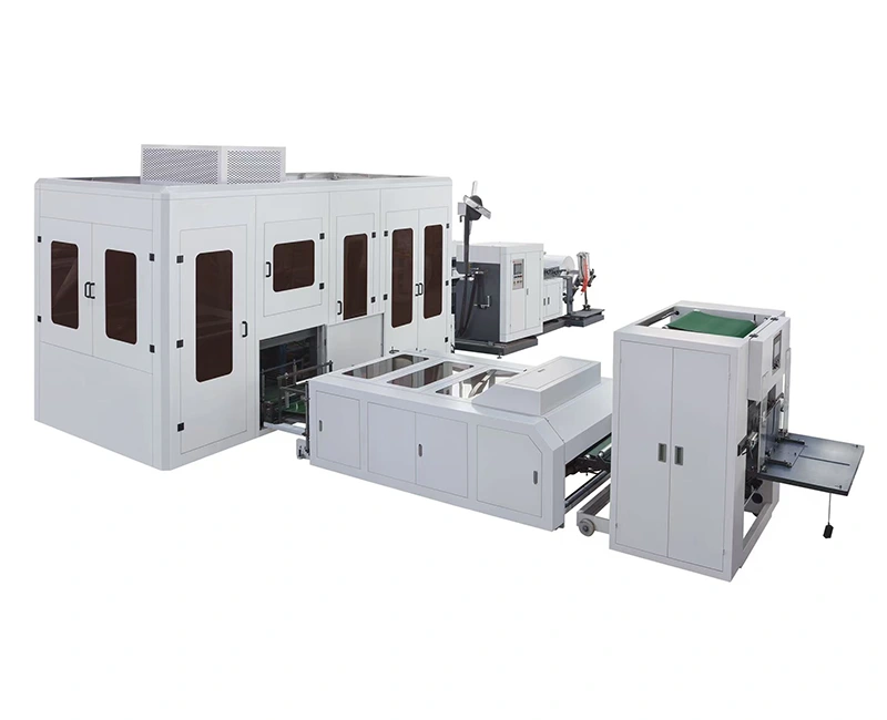 Ультрадыбыстық тоқыма емес D-Cut және қорап түрі сөмке жасау машинасы